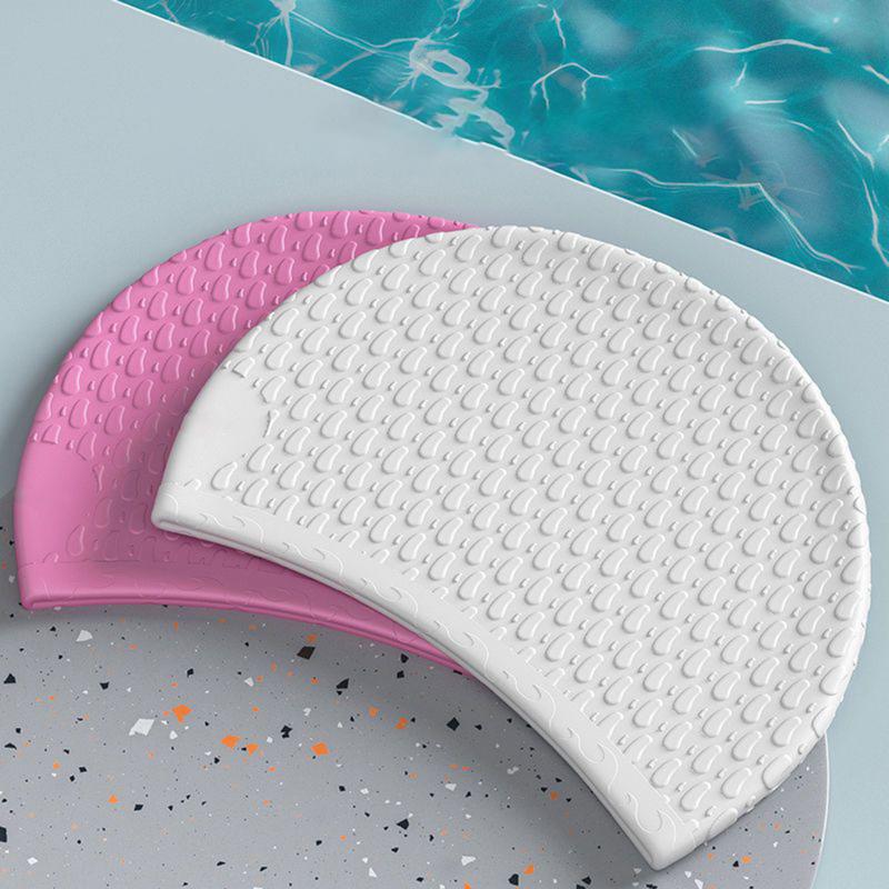 Swim Hat Silicone - Profesyonel Silikon Yüzme Bonesi Kulak Koruma