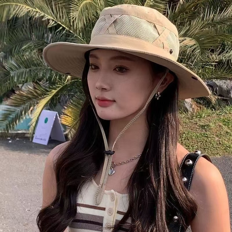 Sun Hat Wide Brim - 1 adet yaz erkek kova şapka