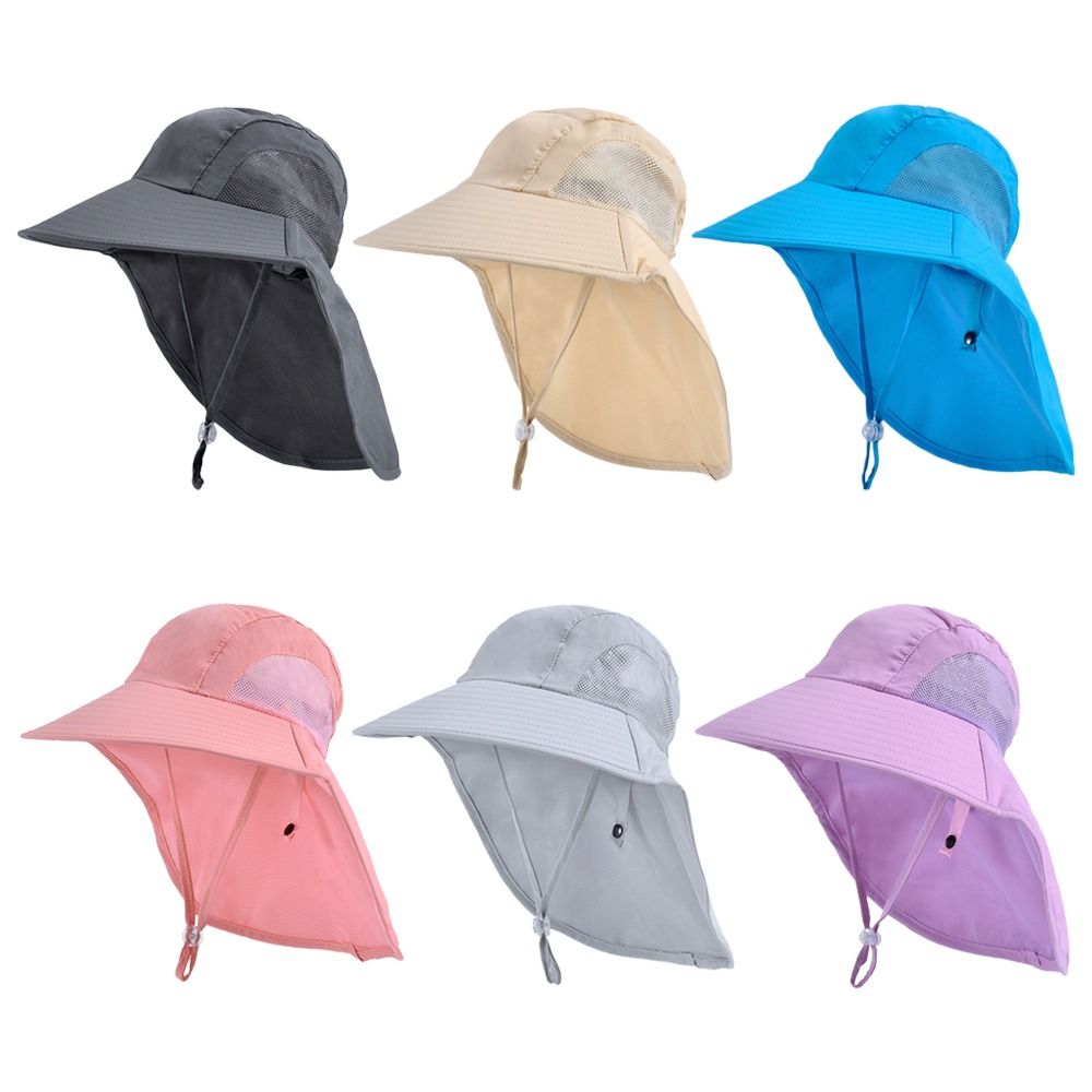 Sun Hat Wide Brim - Güneş Kremi Kız Erkek Plaj Şapkası