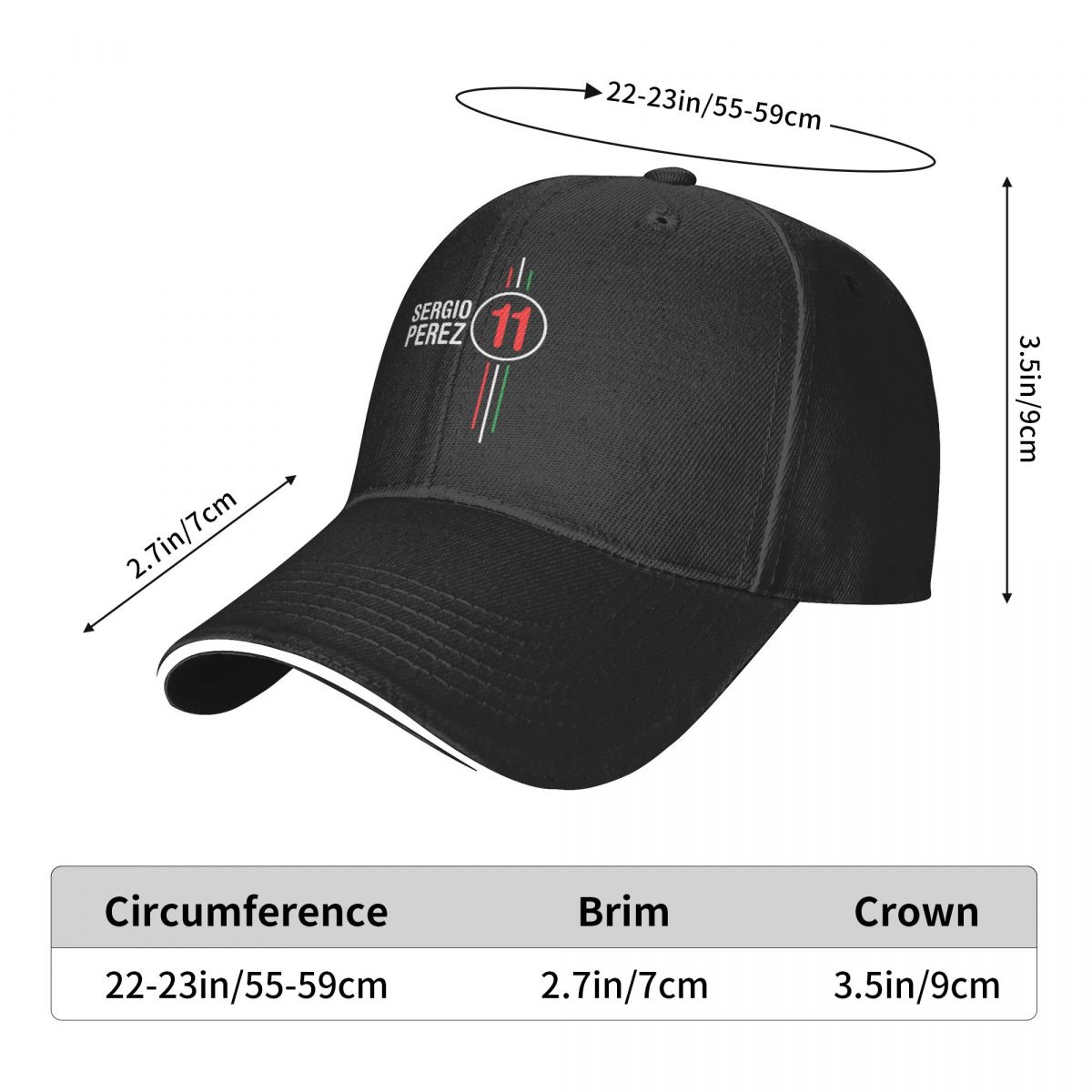 Sergio Perez F1 araba yarışı y - Golf Cap Dad incelemesi ve fiyatı