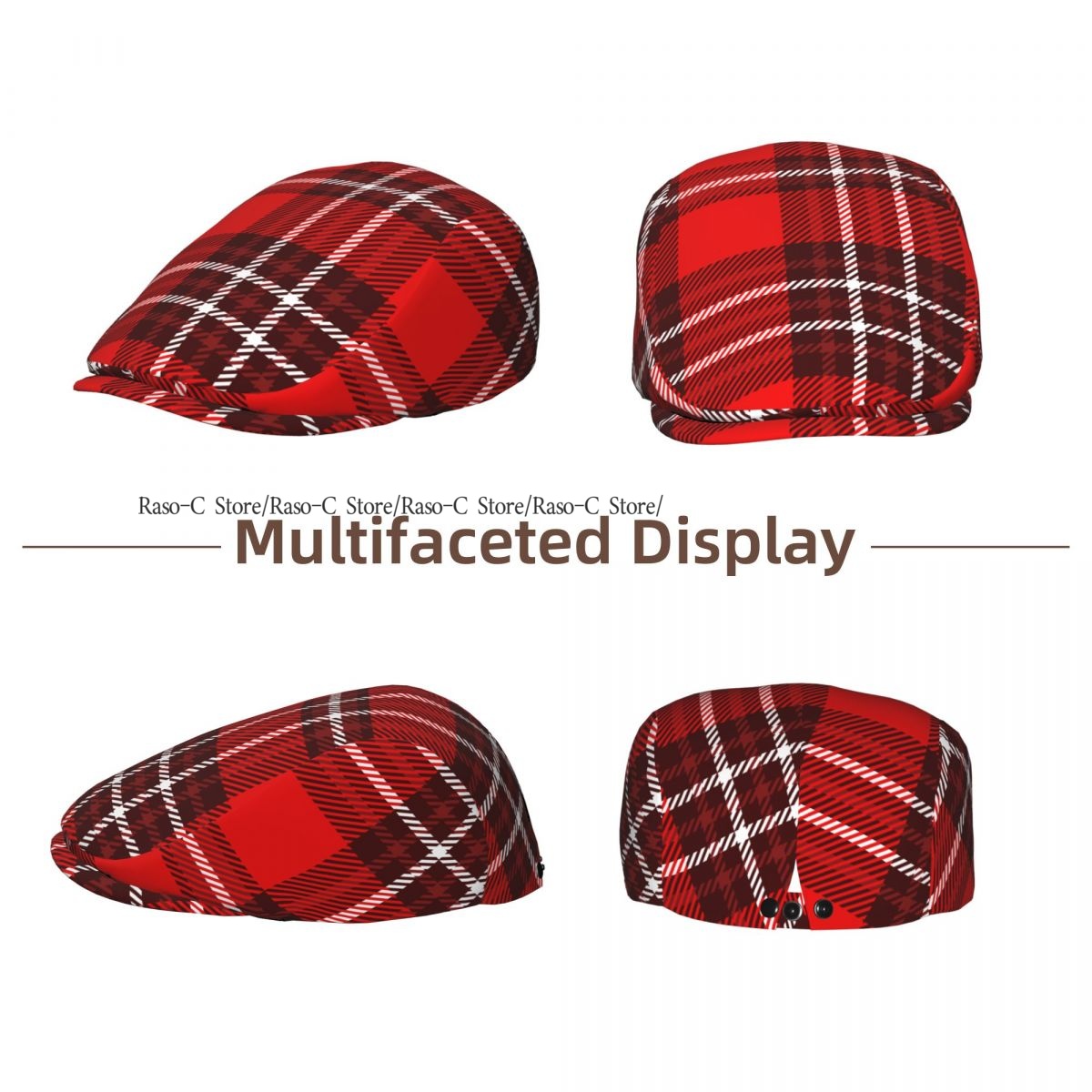 Unisex Yetişkinler İçin Kırmız - Newsboy Cap Ivy incelemesi ve fiyatı
