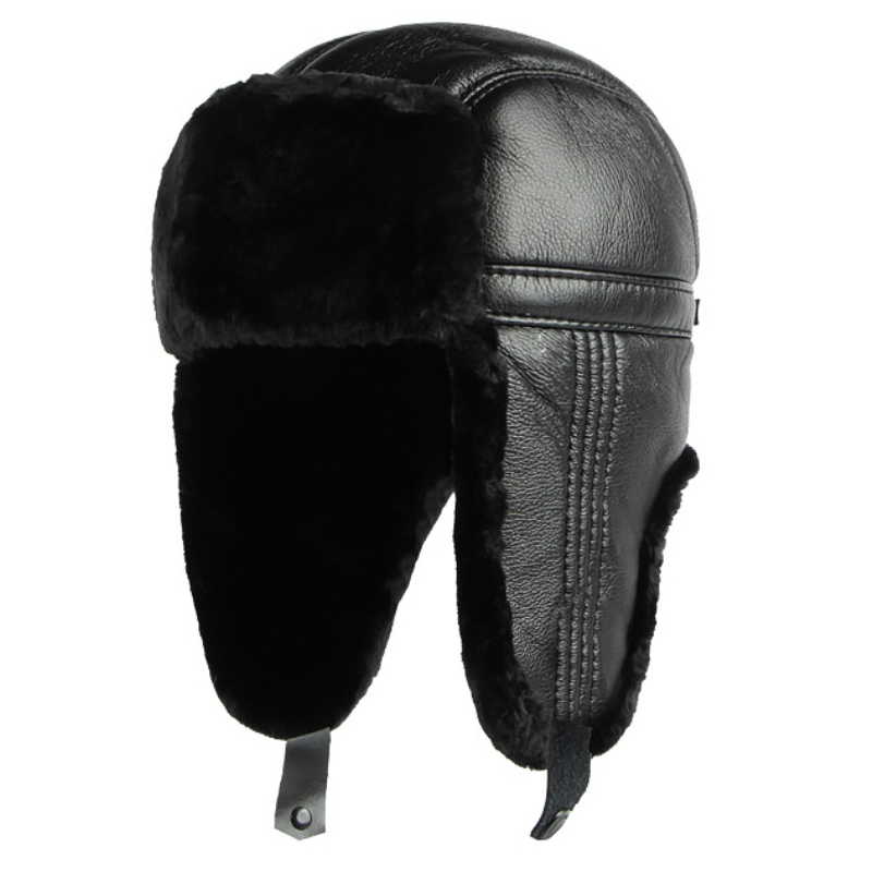 HT4002 yeni PU deri rus şapka  - Winter Trapper Hat incelemesi ve fiyatı