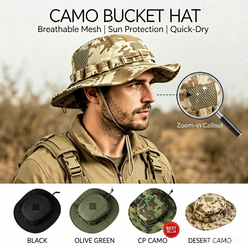 Erkekler İçin Taktiksel Boonie - Boonie Hat Tactical incelemesi ve fiyatı